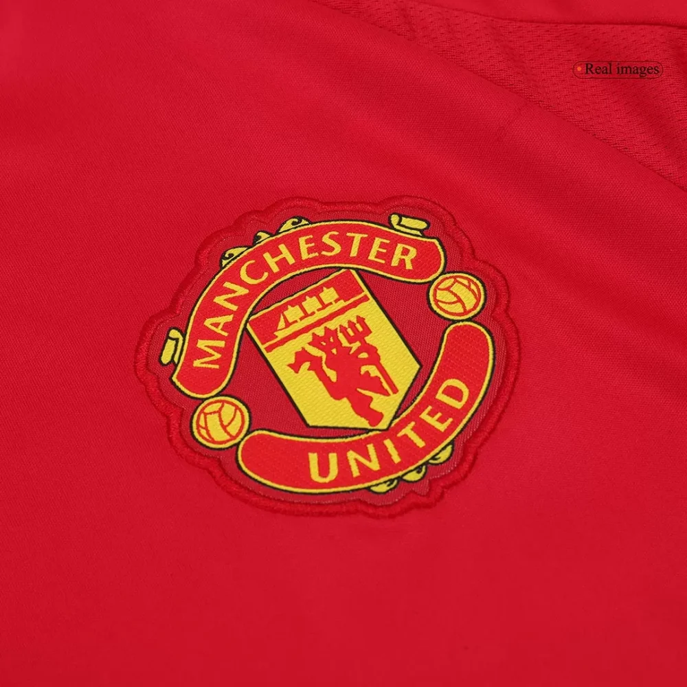 Manchester United Home Long Sleeve Jersey - Image 9