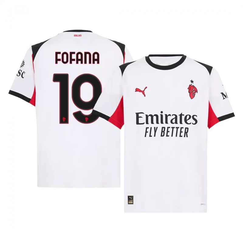FOFANA #19 AC Milan Away Soccer Jersey 2025/26
