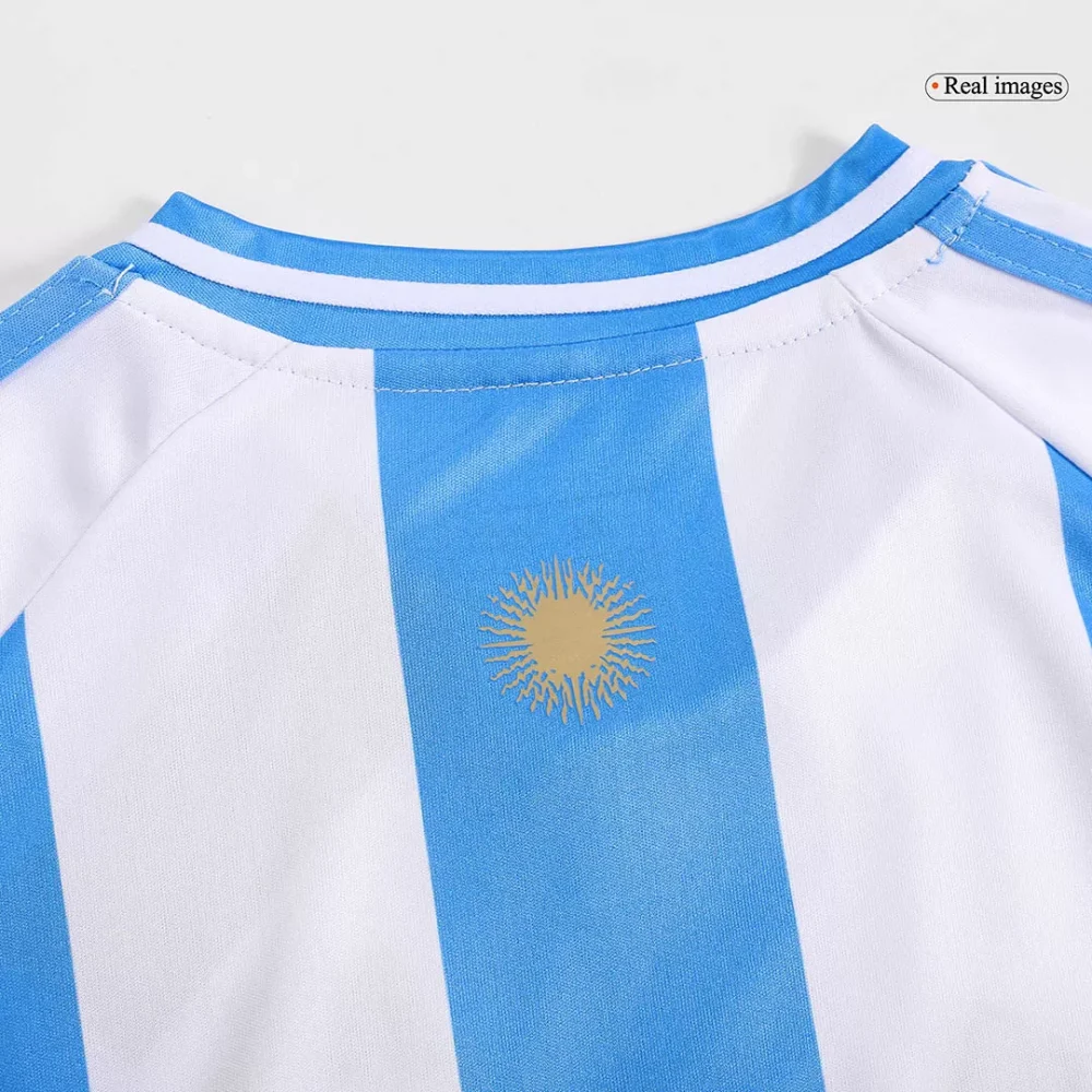 Argentina Home Kids Soccer Jerseys Full Kit - Image 13