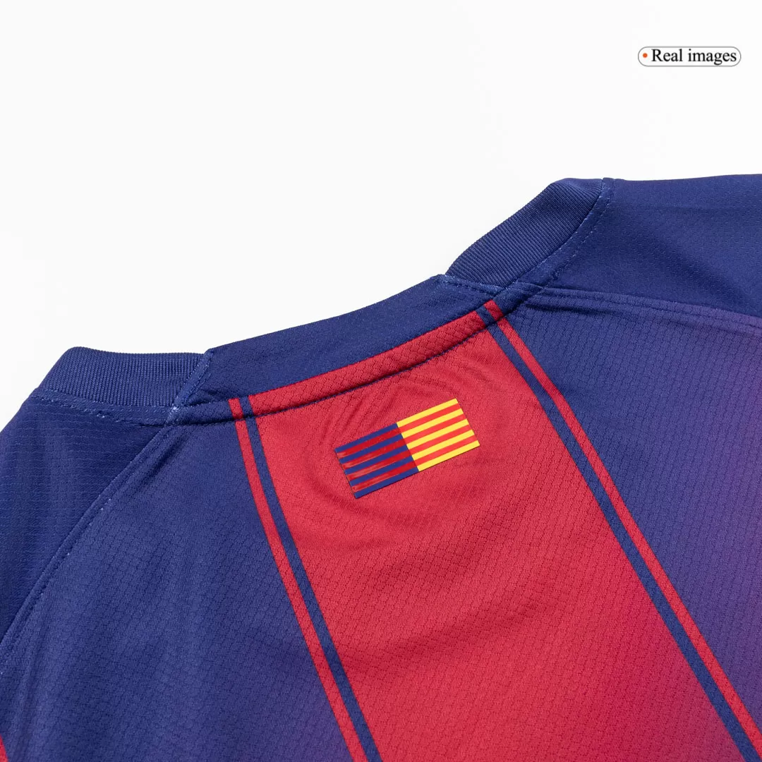 F.DE JONG #21 Barcelona Home Soccer Jersey 2025/26 -UCL - Image 9