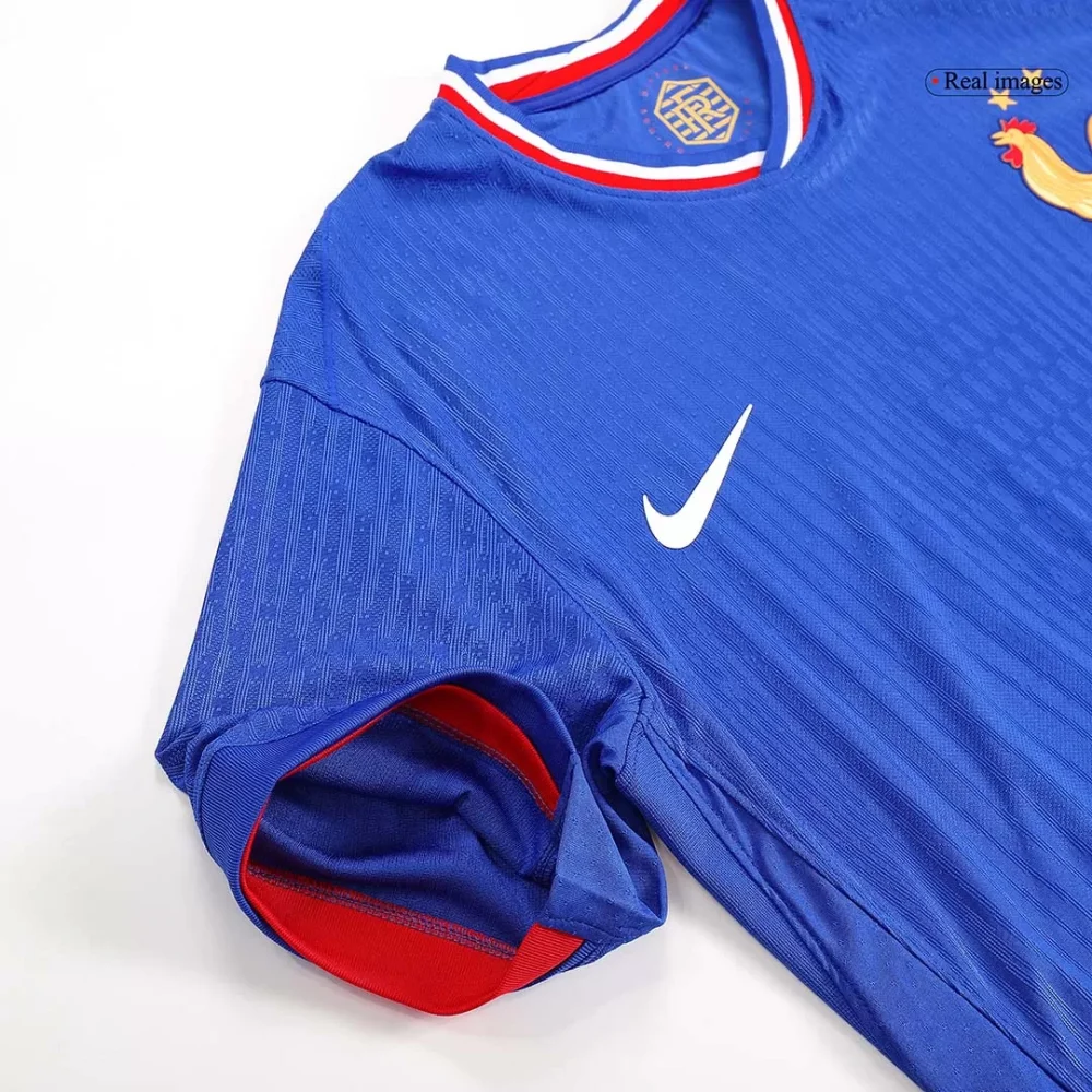 France Home Authentic Soccer Jersey EURO - Image 9