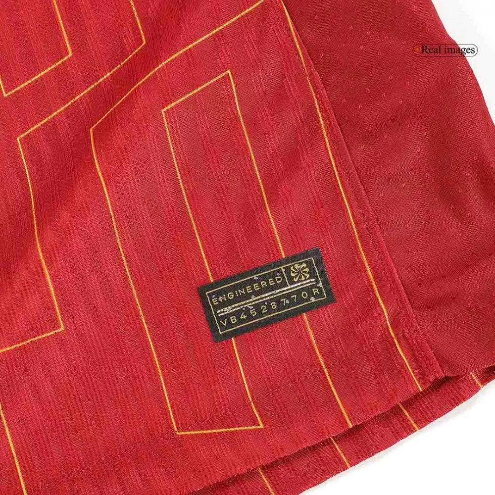 M.SALAH #11 Liverpool Home Authentic Soccer Jersey - Image 8