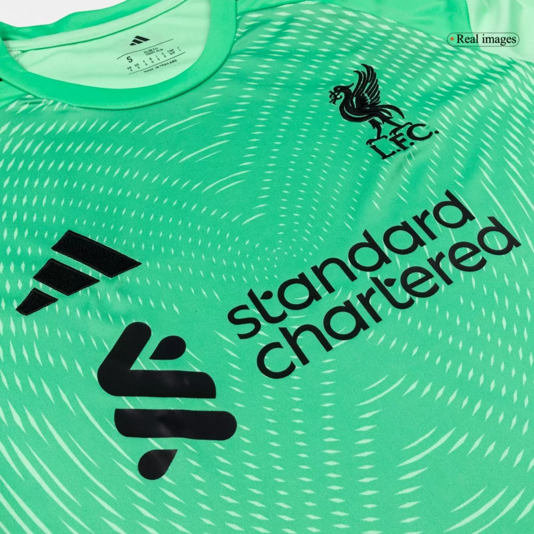 Liverpool Goalkeeper Soccer Jersey 2025/26 Green - Image 8