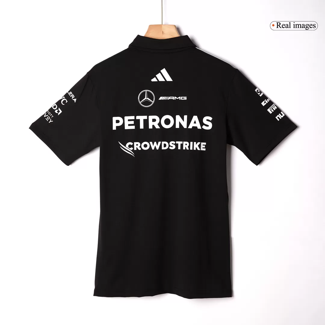 Mercedes AMG Petronas F1 2025 Team Polo Black - Image 6