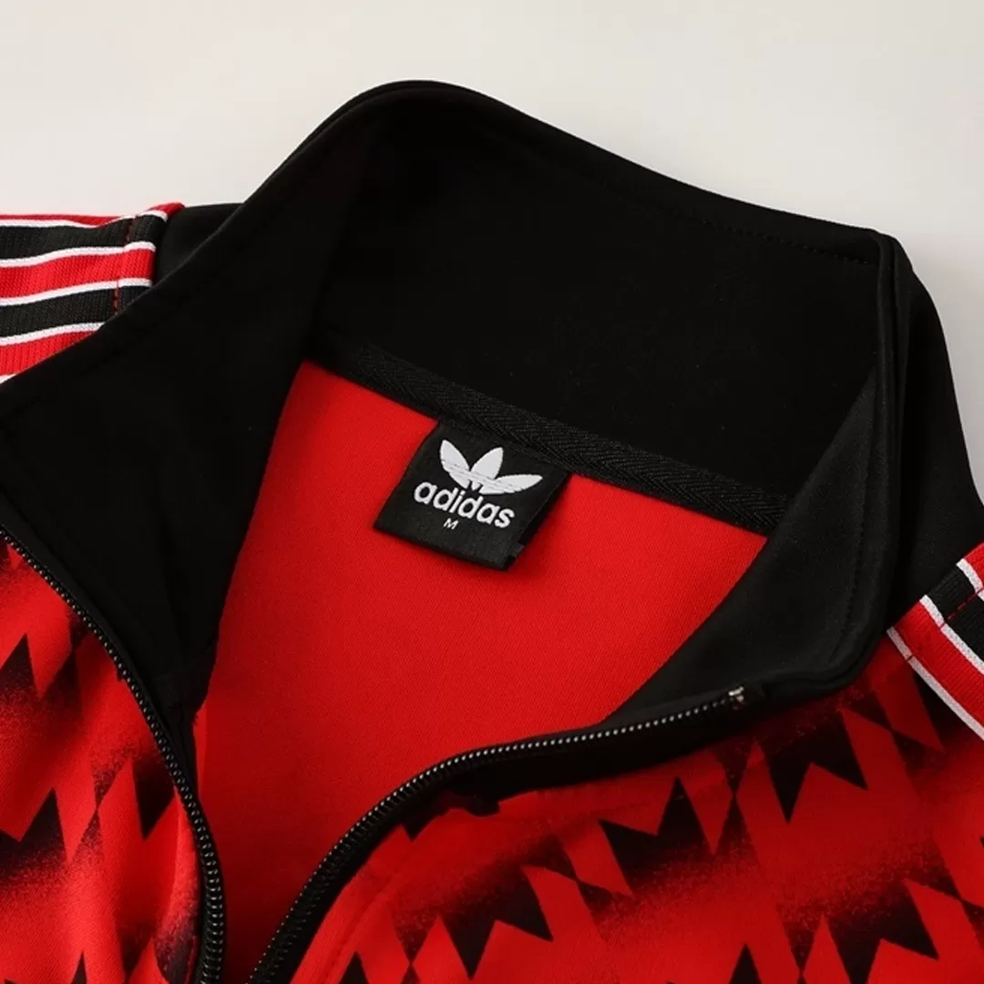 Manchester United Jacket Tracksuit 2025/26 Red&Black - Image 7