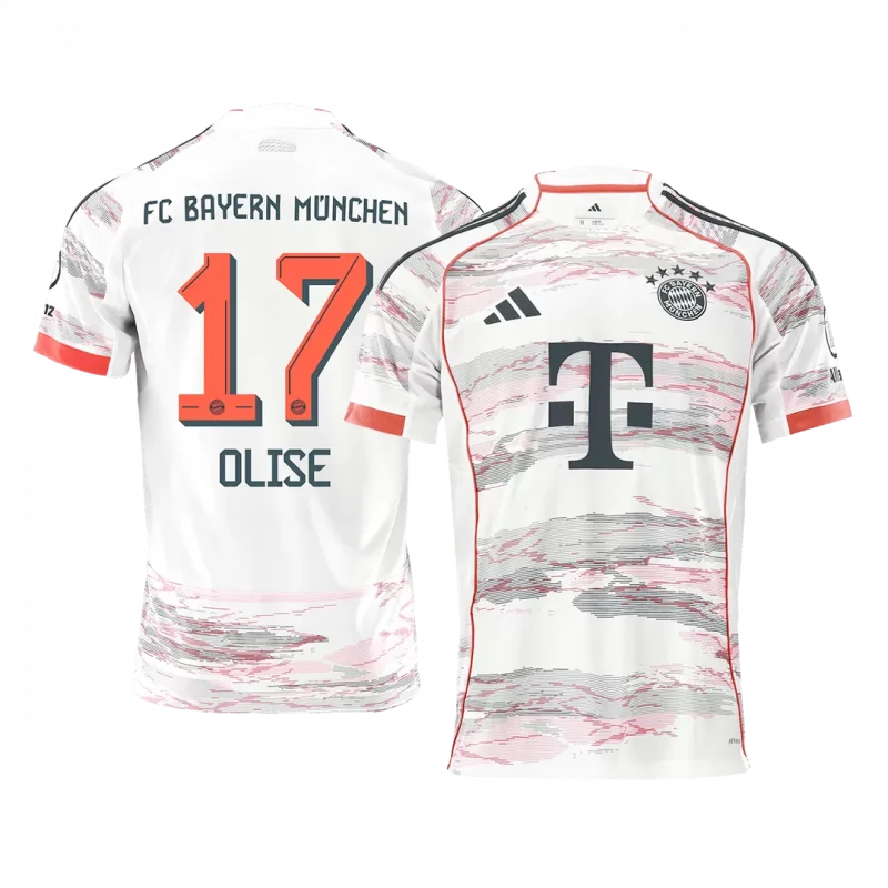 OLISE #17 Bayern Munich Away Soccer Jersey 2025/26