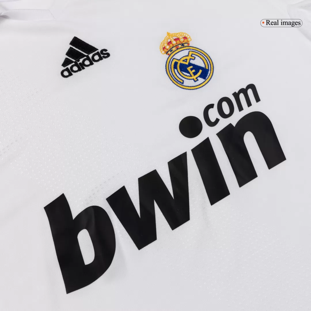 Retro Soccer Jersey Real Madrid Home 2008/09 - Image 6