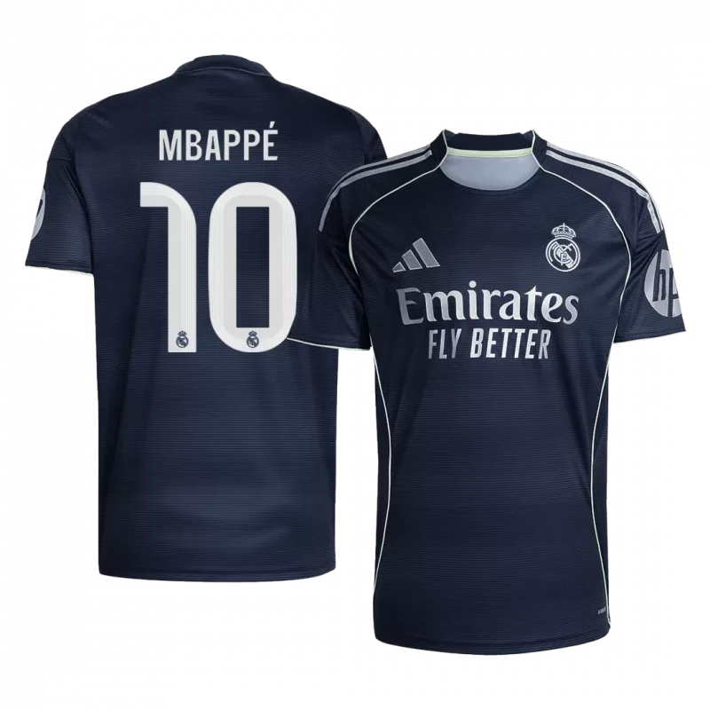 MBAPPÉ #10 Real Madrid Away Soccer Jersey 2025/26