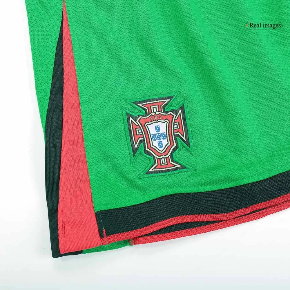 Portugal Home Soccer Shorts - Image 7
