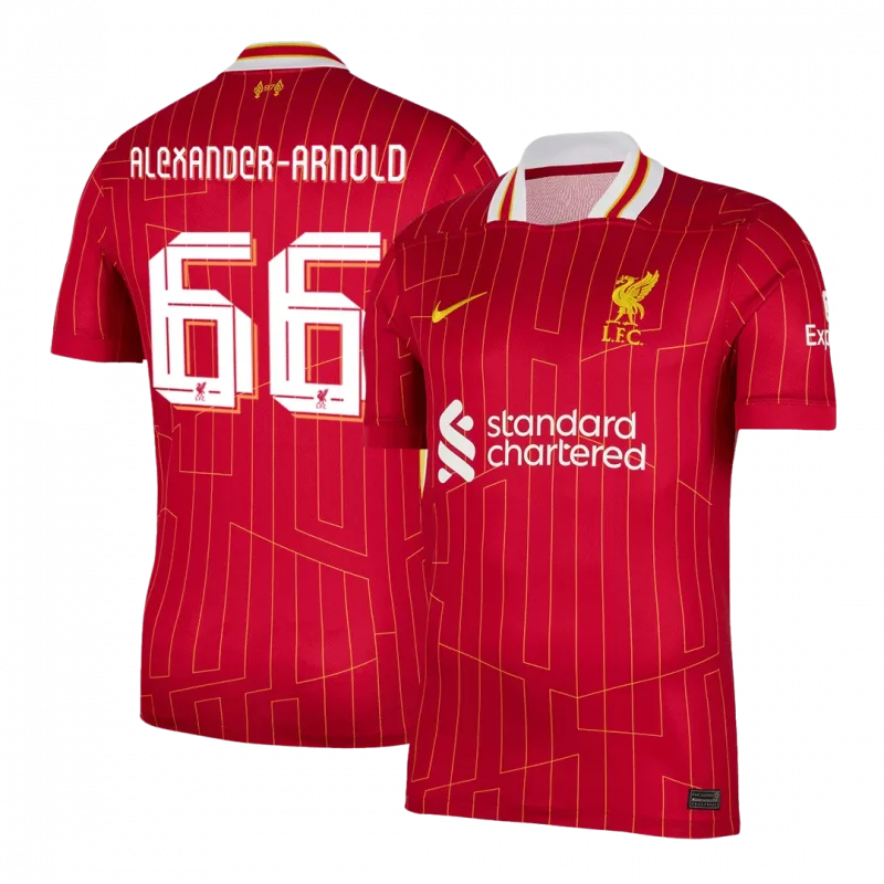 ALEXANDER-ARNOLD #66 Liverpool Home Soccer Jersey - UCL