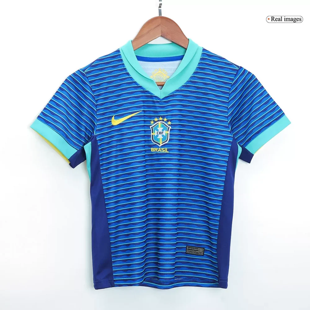 Brazil Away Kids Soccer Jerseys Kit Copa America - Image 4