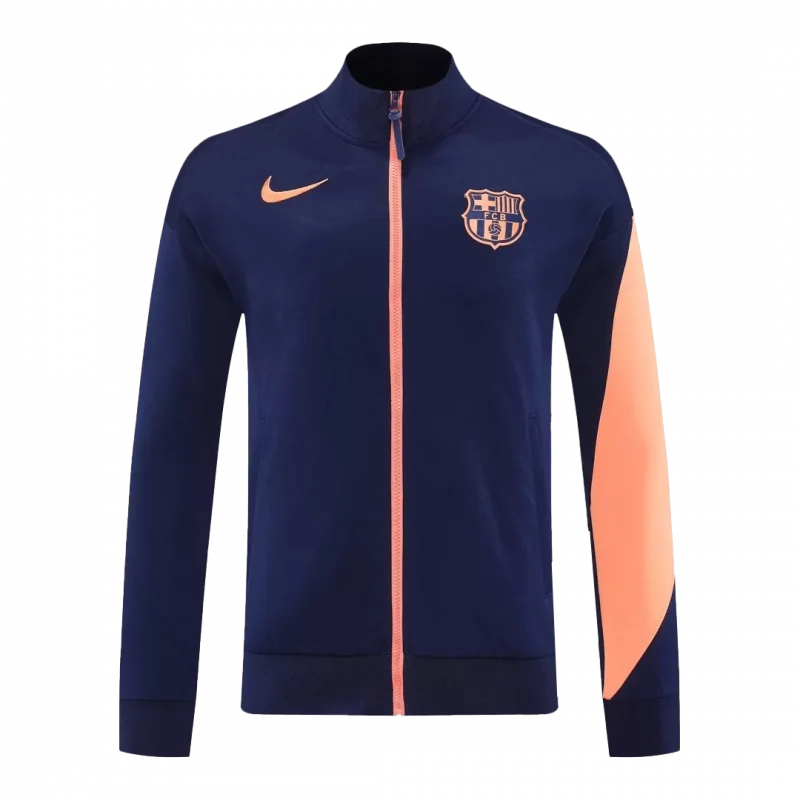 Barcelona Track Jacket 2025/26 - Navy&Orange