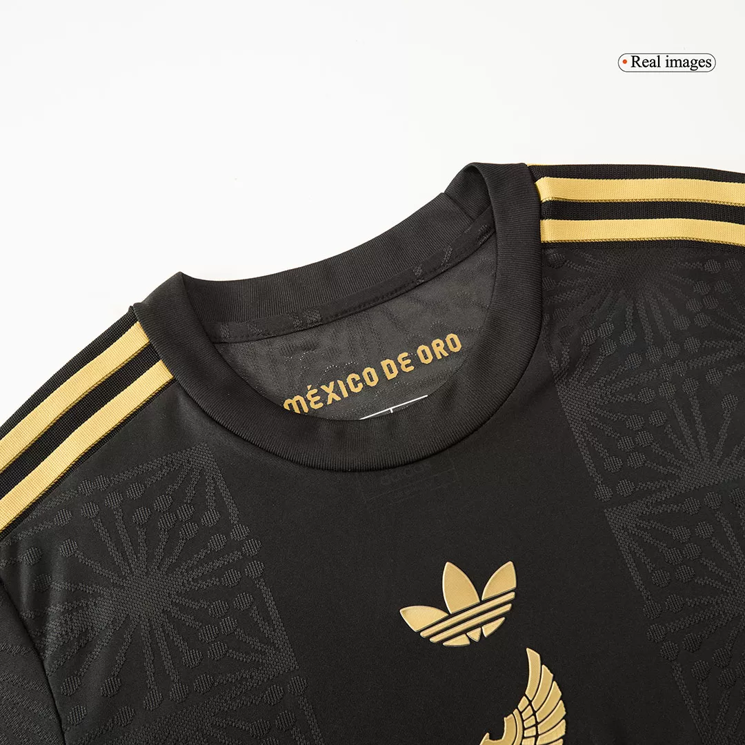 E.ÁLVAREZ #4 Mexico Third Away Authentic Soccer Jersey 2025 -Gold Cup - Image 6