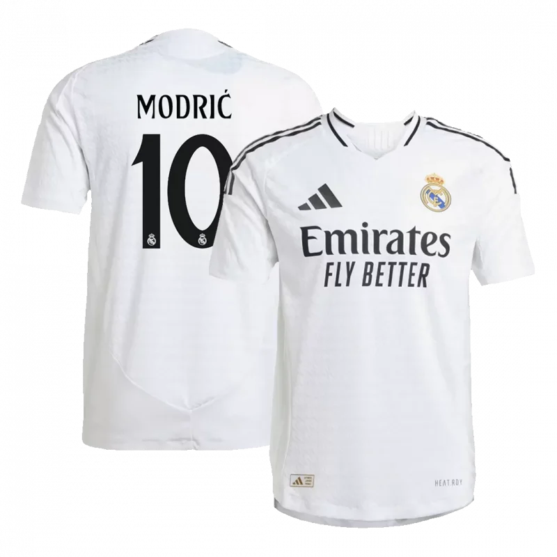 MODRIĆ #10 Real Madrid Home Authentic Soccer Jersey