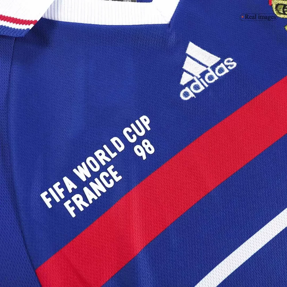 Vintage Soccer Jersey HENRY #12 France Home 1998 - Image 4