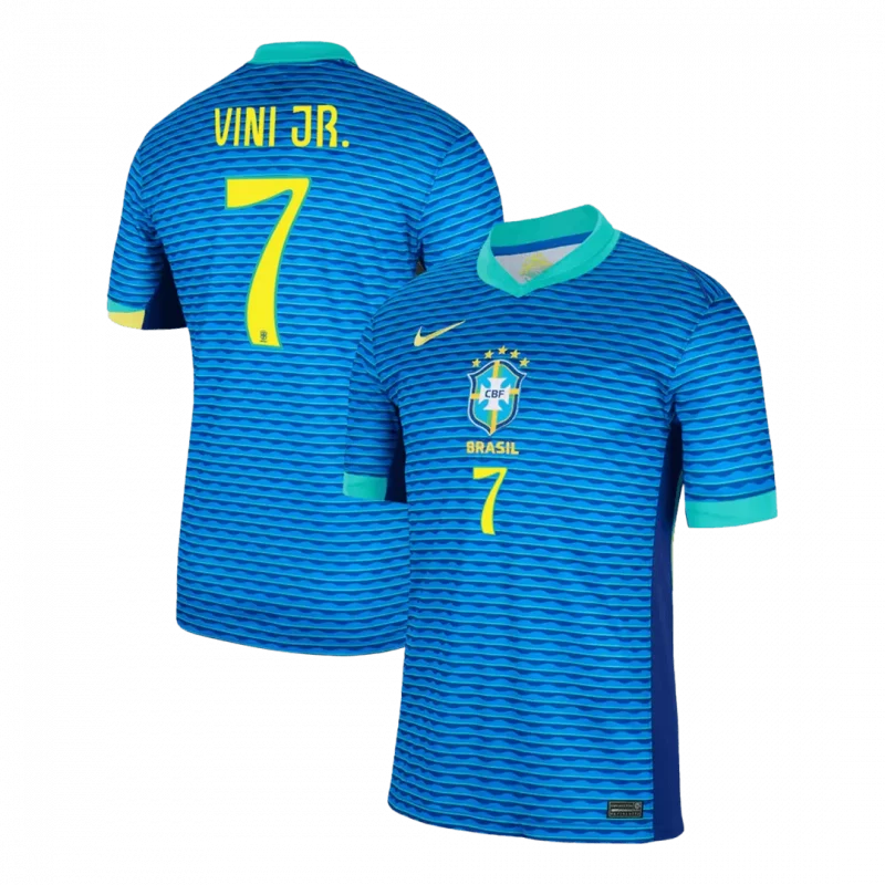 VINI JR. #7 Brazil Away Soccer Jersey Copa America