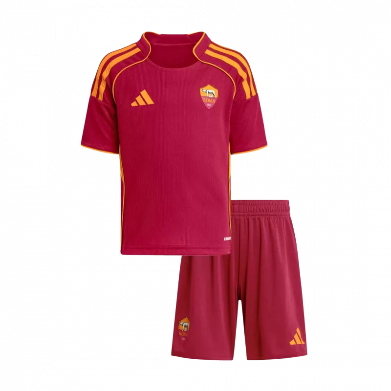 Roma Home Kids Soccer Jerseys Kit 2025/26
