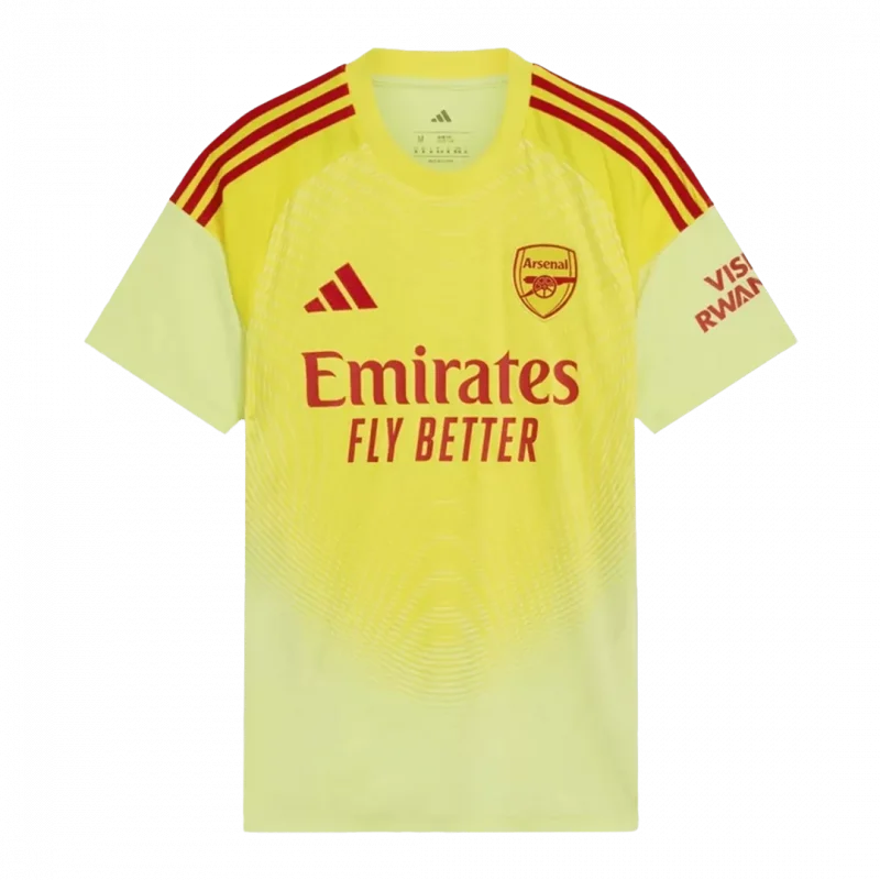 Arsenal Goalkeeper Soccer Jersey 2025/26 Yellow