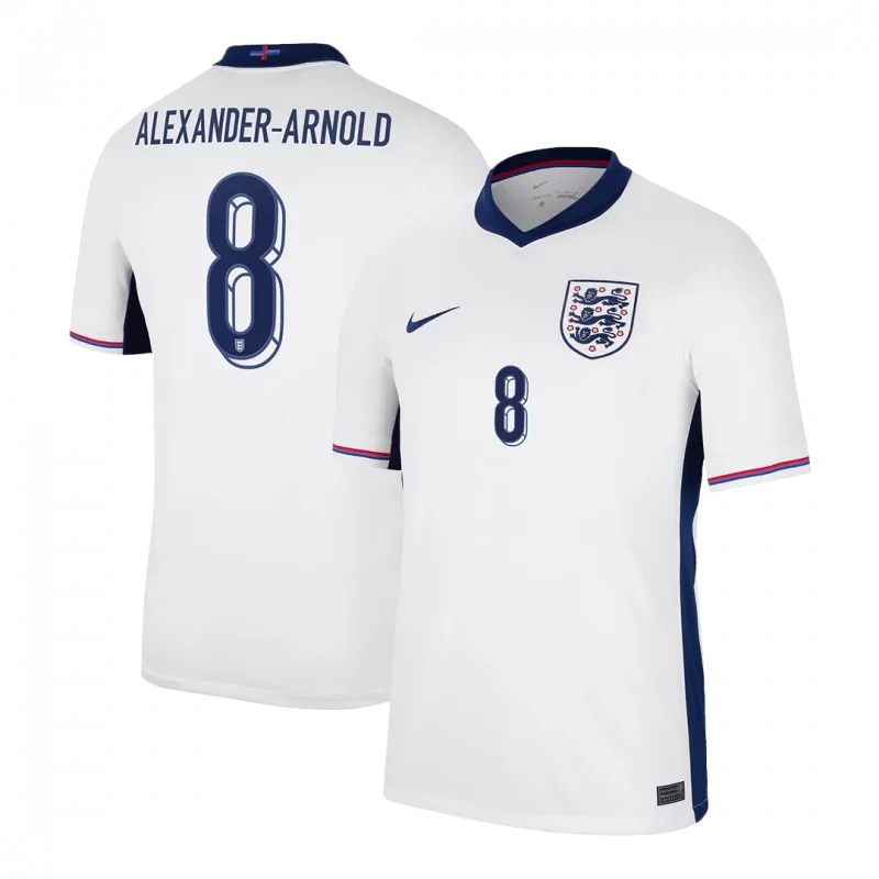 ALEXANDER-ARNOLD #8 England Home Soccer Jersey EURO