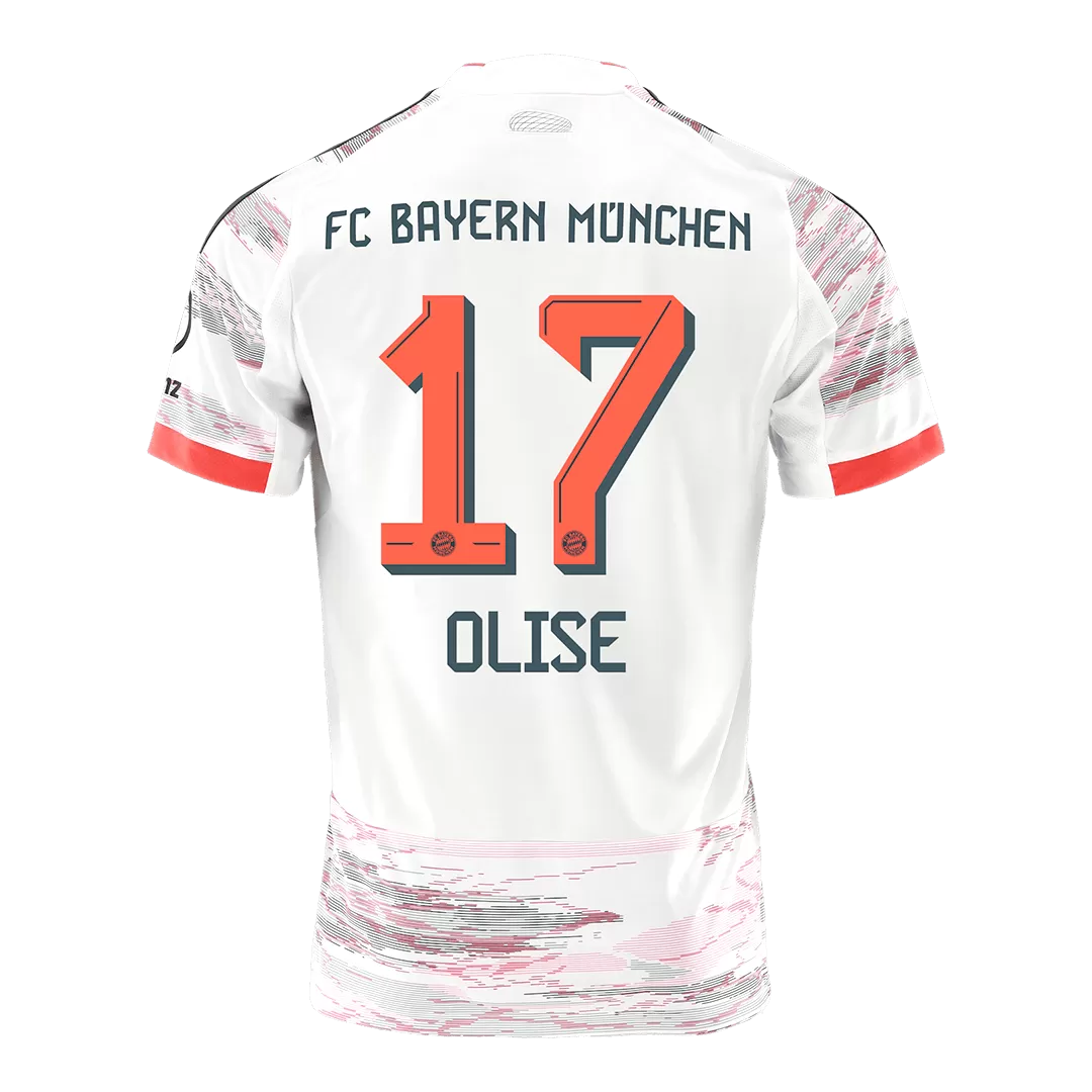 OLISE #17 Bayern Munich Away Soccer Jersey 2025/26 - Image 2