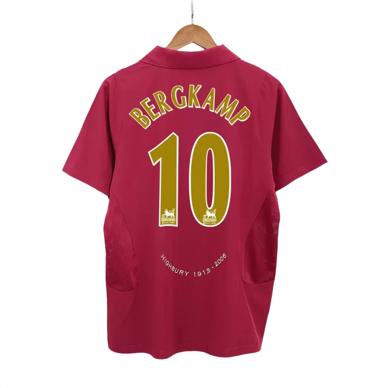 BERGKAMP #10 Arsenal Home Soccer Jersey 2005/06