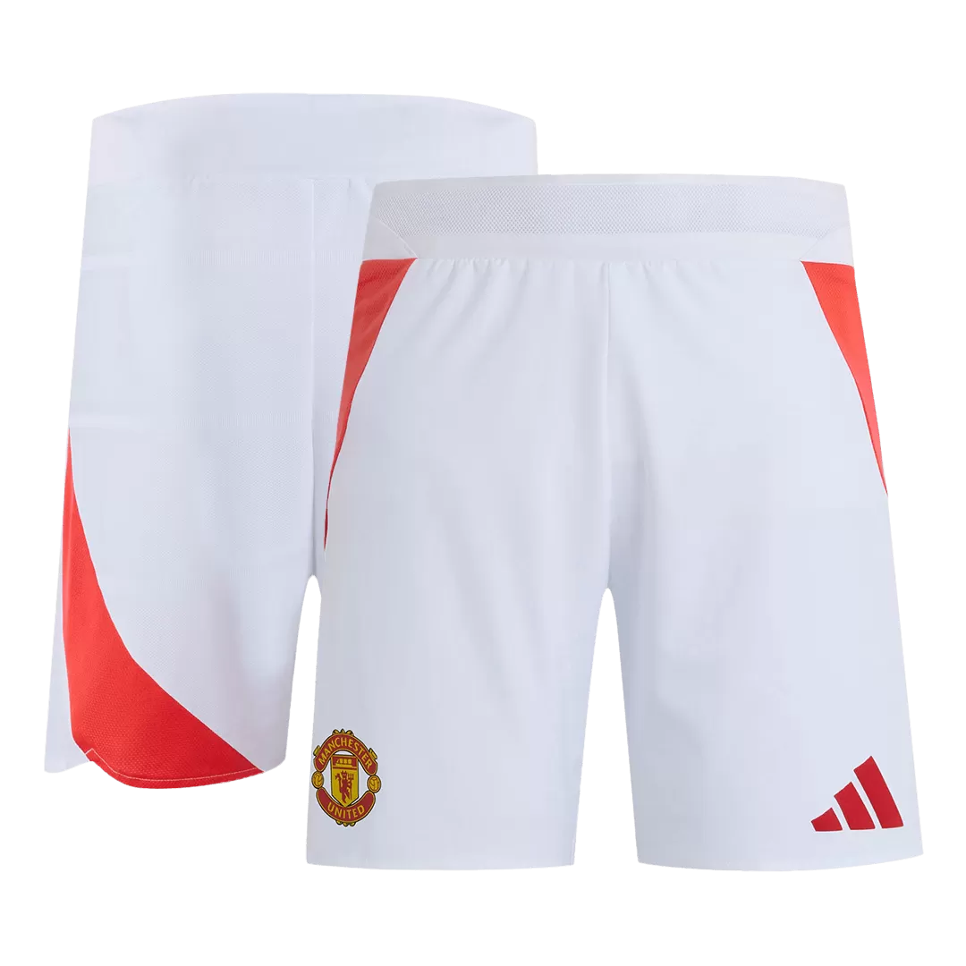 Manchester United Home Authentic Soccer Shorts - Image 3