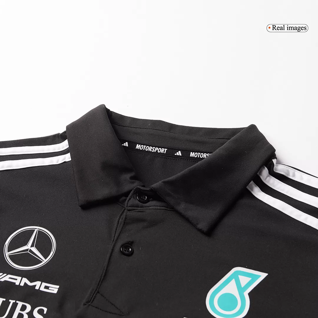 Mercedes AMG Petronas F1 2025 Team Polo Black - Image 7