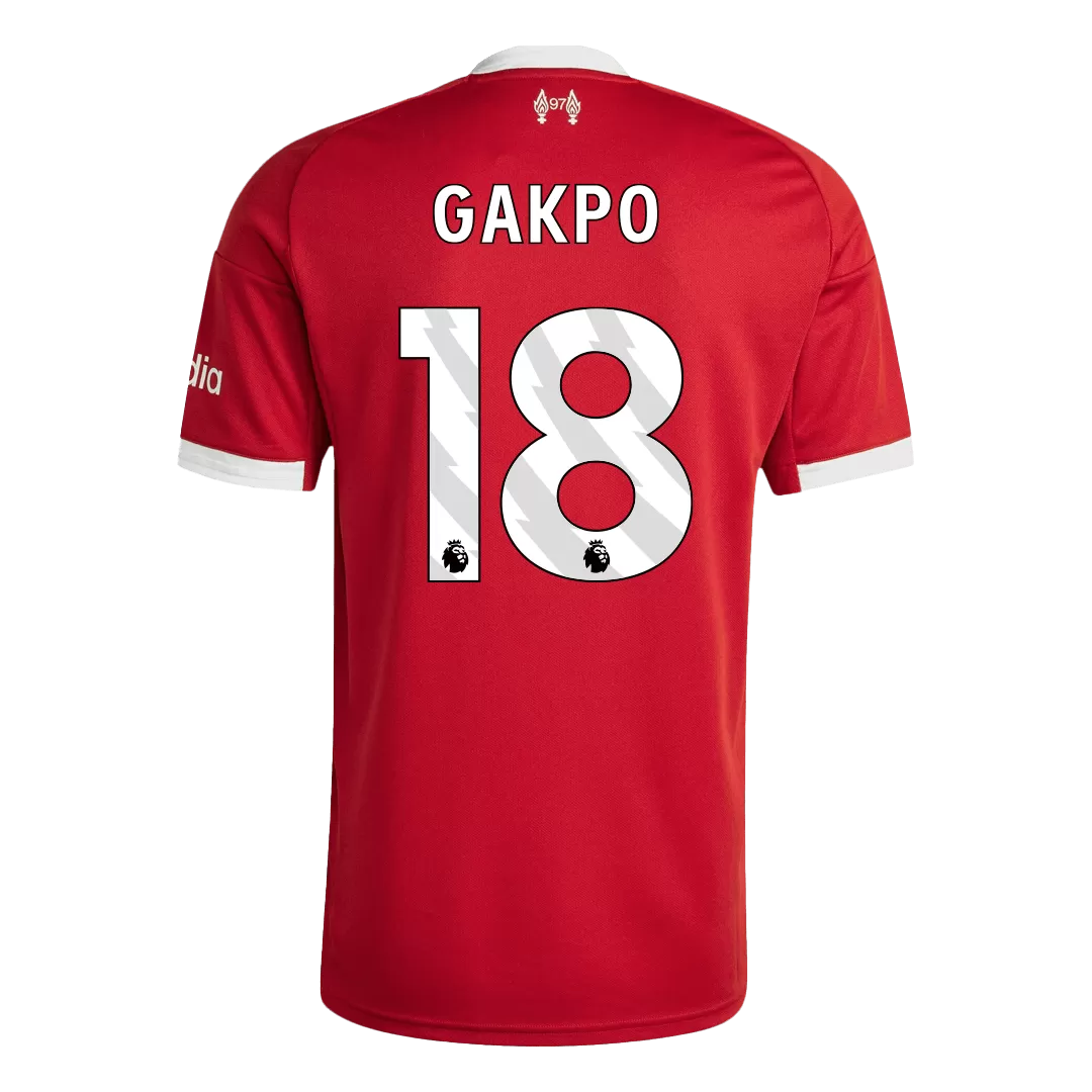 GAKPO #18 Liverpool Home Soccer Jersey 2025/26 - Image 3