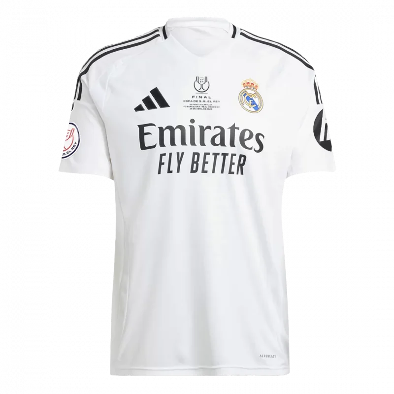 Real Madrid Home Soccer Jersey - Copa del Rey Final
