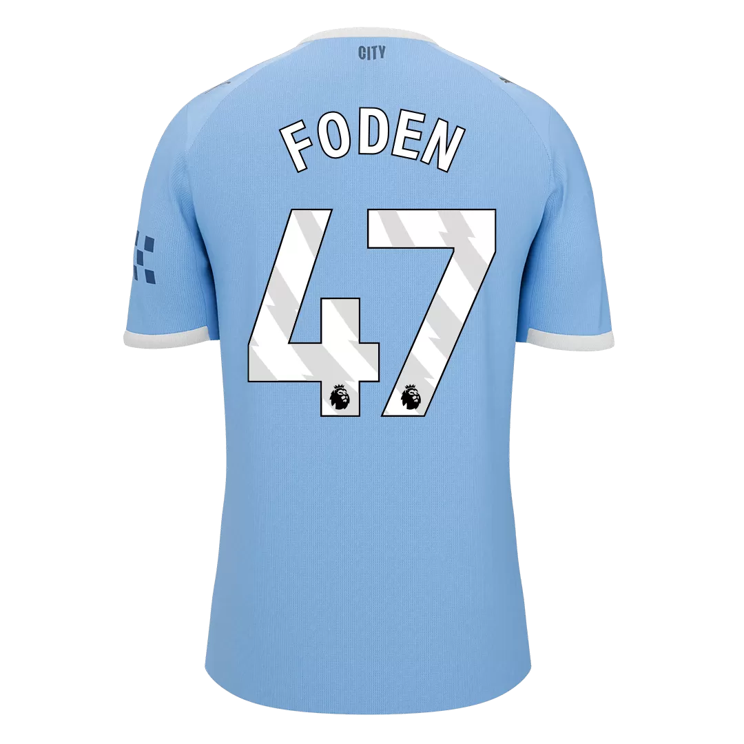 FODEN #47 Manchester City Home Soccer Jersey 2025/26 - Image 2