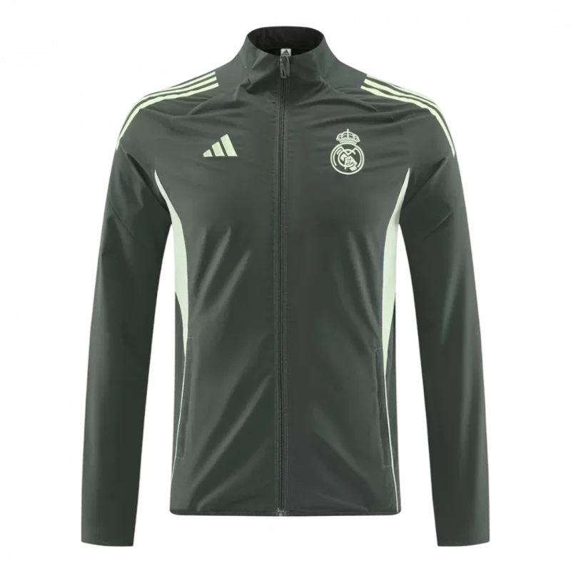 Real Madrid Windbreaker Jacket 2025/26 - Dark Green