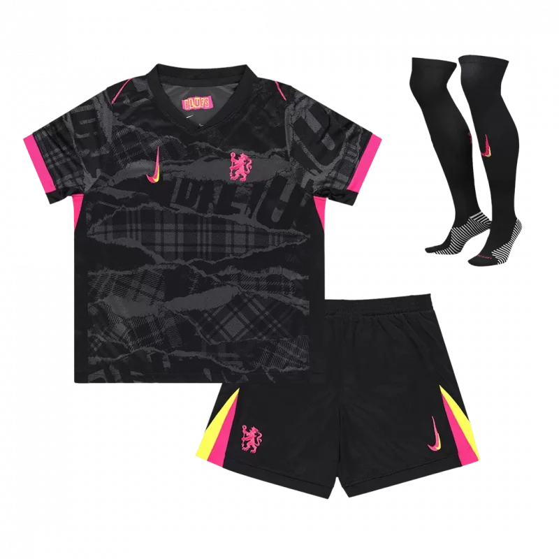 Chelsea Third Away Kids Soccer Jerseys Full Kit