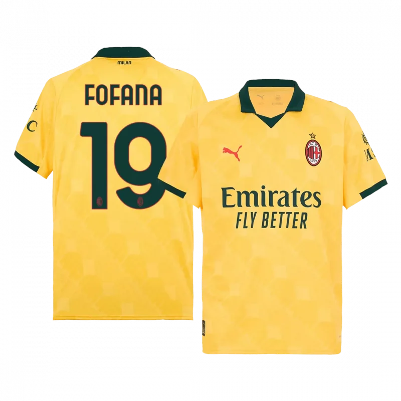 FOFANA #19 AC Milan Third Away Soccer Jersey 2025/26