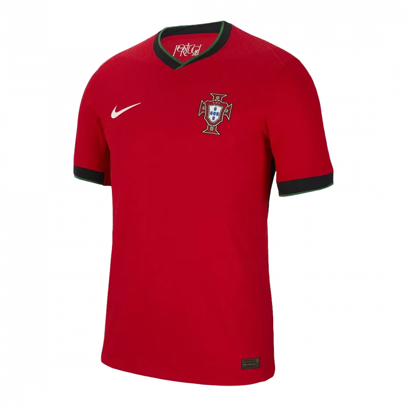 Portugal Home Authentic Soccer Jersey EURO