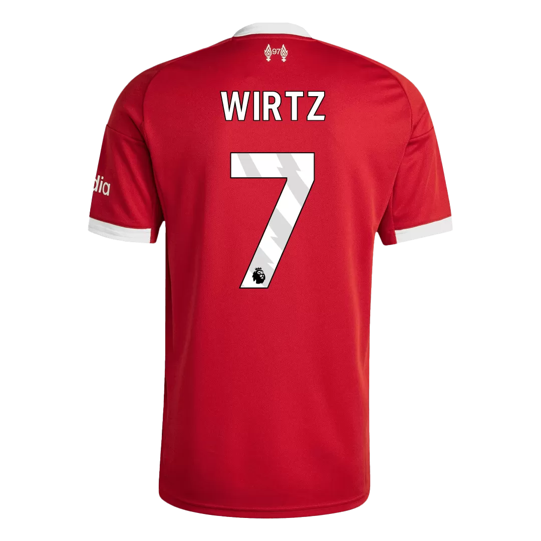 WIRTZ #7 Liverpool Home Soccer Jersey 2025/26 - Image 3