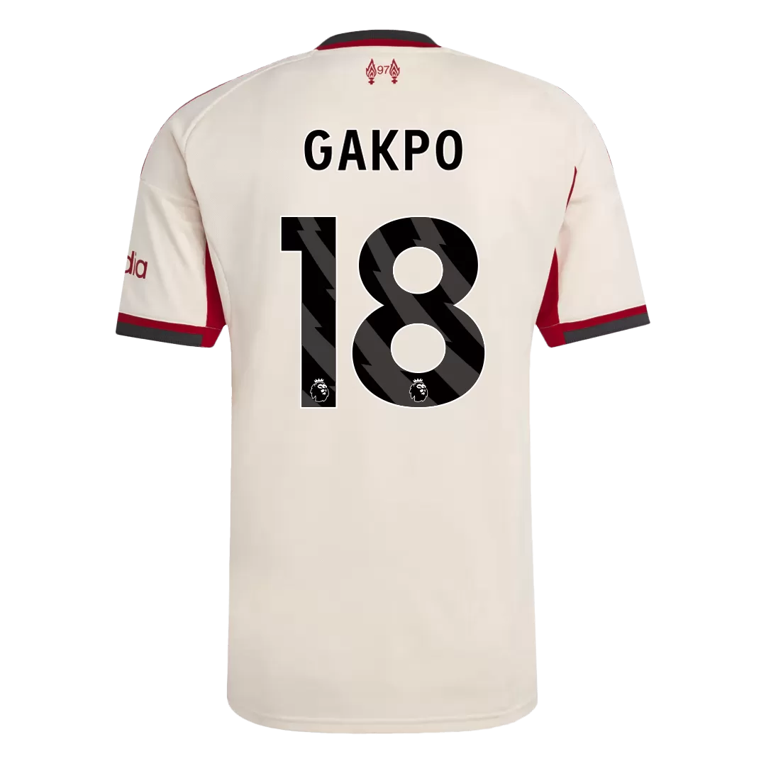GAKPO #18 Liverpool Away Soccer Jersey 2025/26 - Image 3