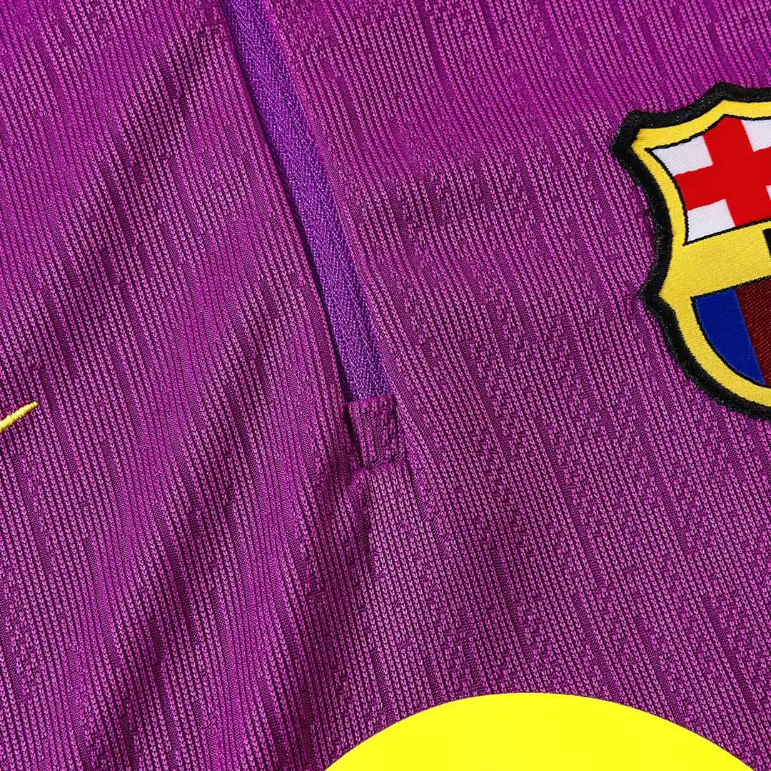 Barcelona 1/4 Zip Tracksuit 2025/26 Purple - Image 7
