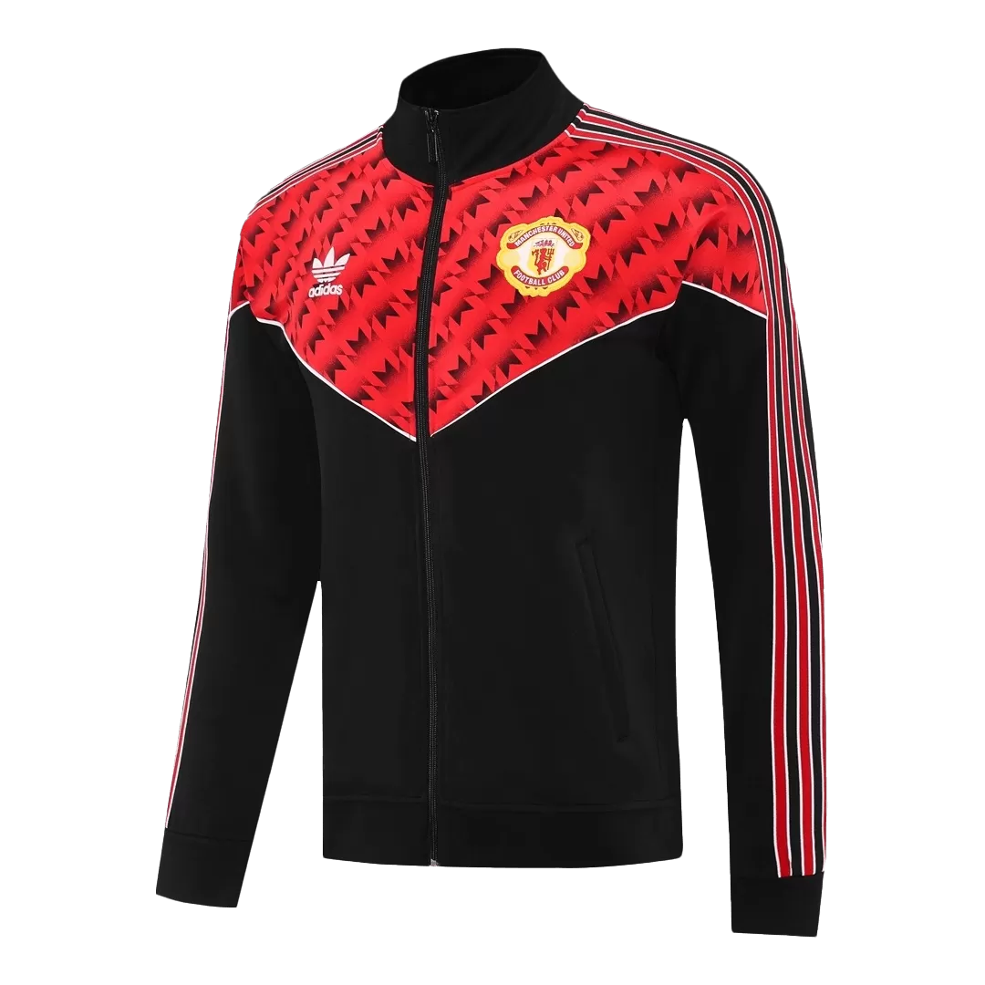 Manchester United Jacket Tracksuit 2025/26 Red&Black - Image 5