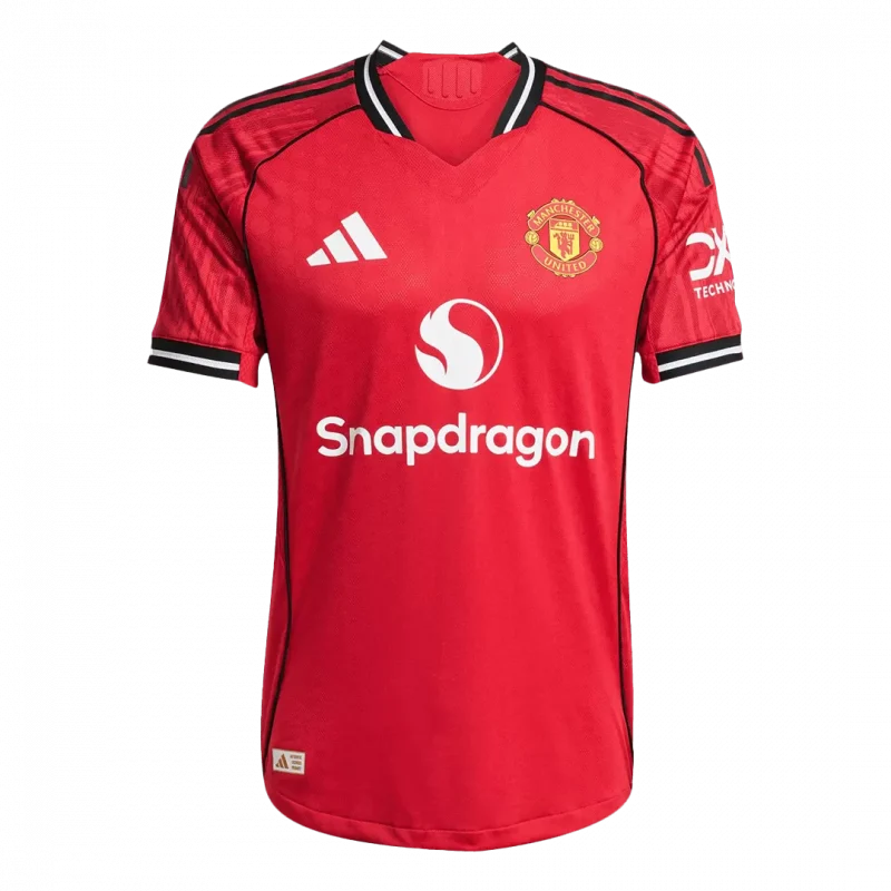 Manchester United Home Authentic Soccer Jersey 2025/26