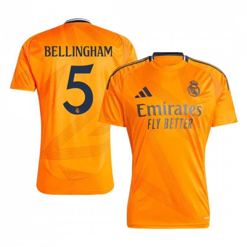 BELLINGHAM #5 Real Madrid Away Soccer Jersey
