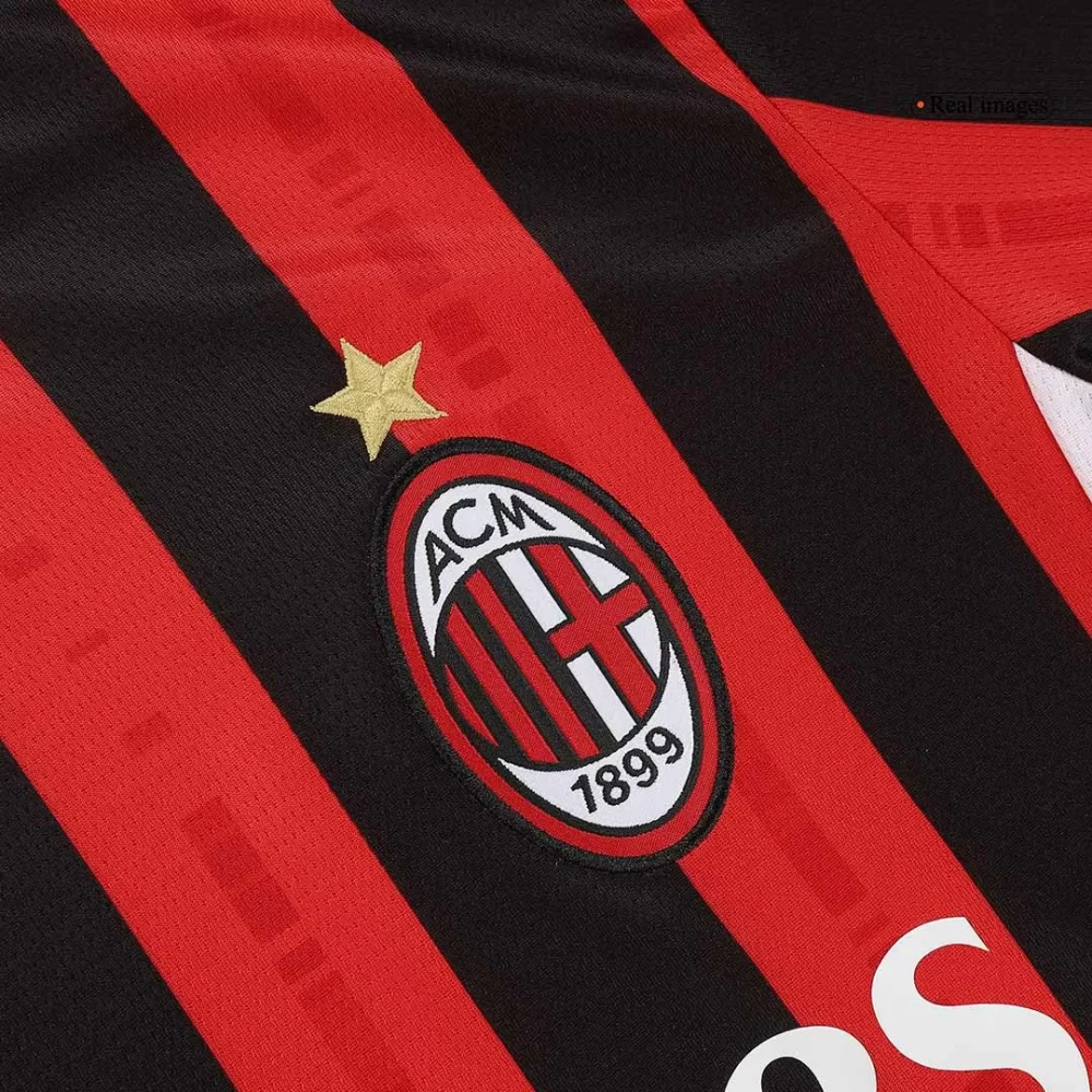 PULISIC #11 AC Milan Home Soccer Jersey - UCL - Image 3