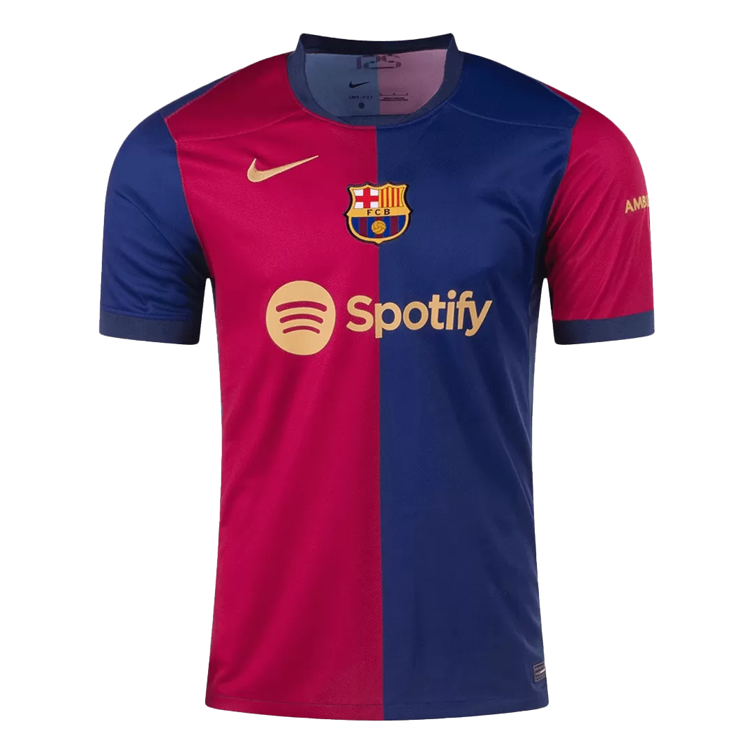 RAPHINHA #11 Barcelona Home Soccer Jersey - UCL - Image 2