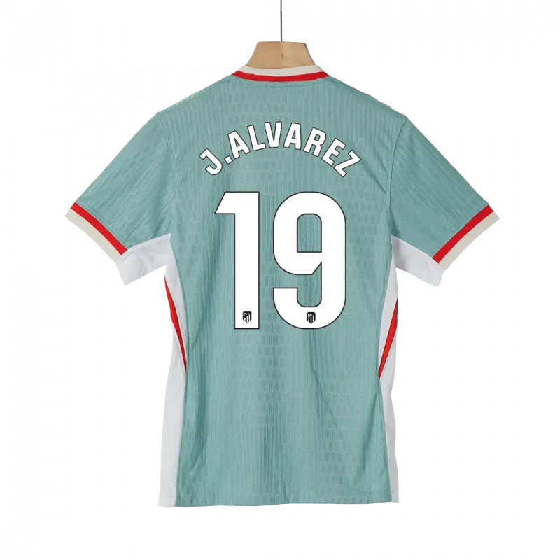 J.ALVAREZ #19 Atletico Madrid Away Player Version Jersey
