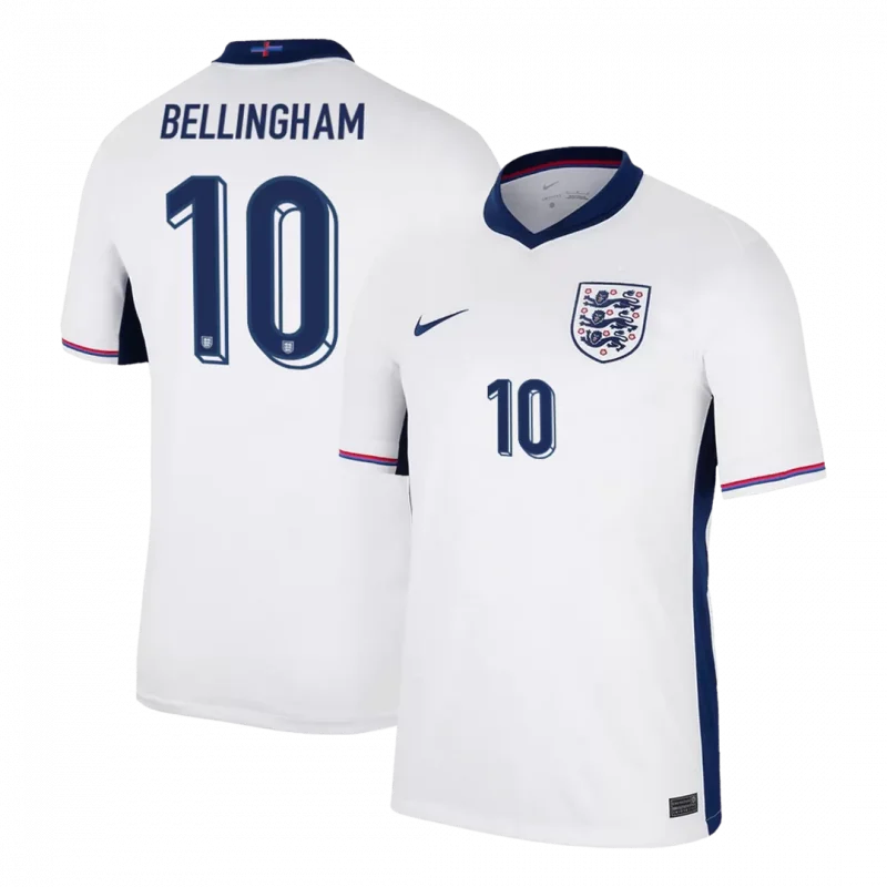 BELLINGHAM #10 England Home Soccer Jersey EURO