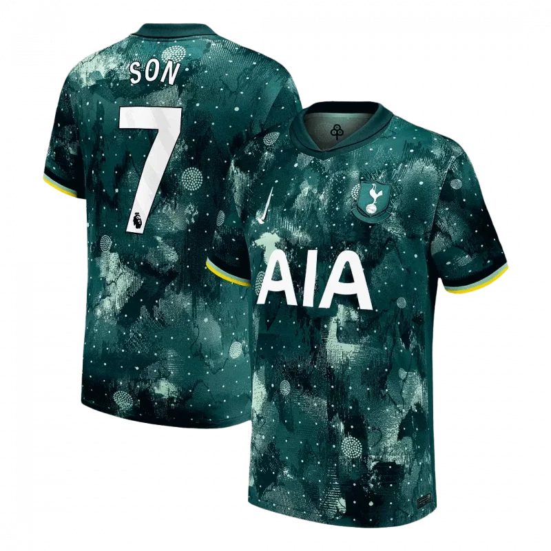 SON #7 Tottenham Hotspur Third Away Soccer Jersey
