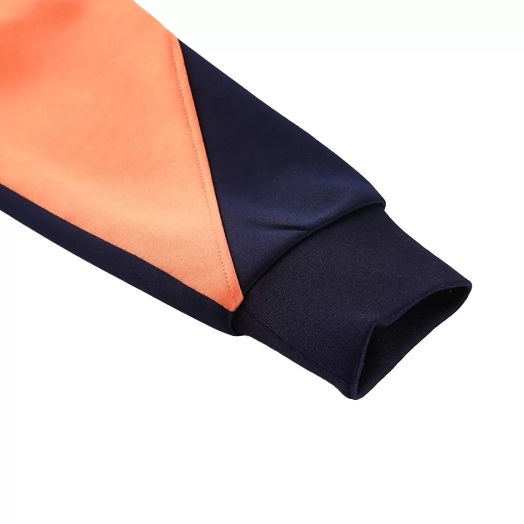 Barcelona Jacket Tracksuit 2025/26 Navy&Orange - Image 9