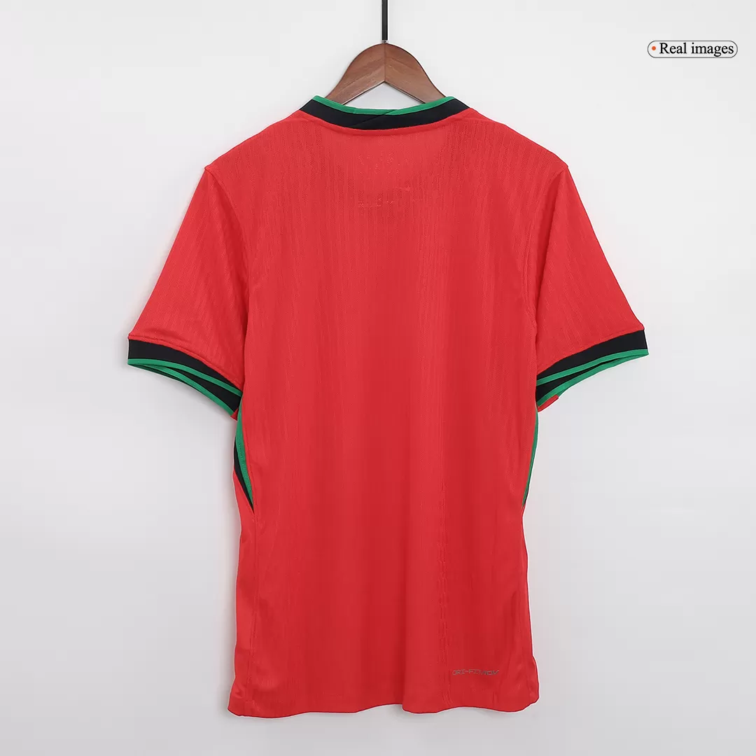 Portugal Home Authentic Soccer Jersey EURO - Image 7