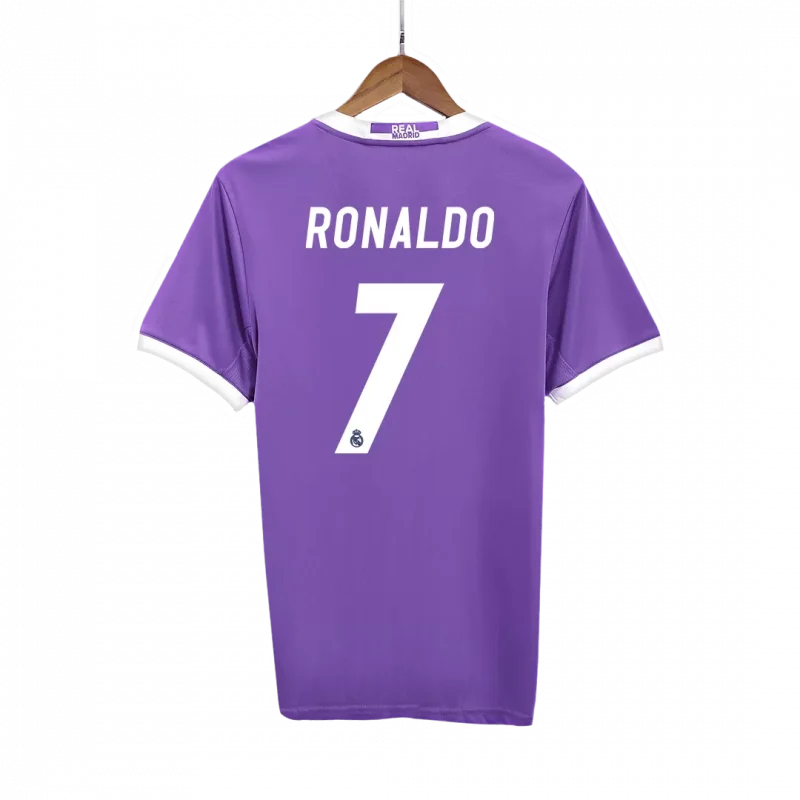 Vintage Soccer Jersey RONALDO #7 Real Madrid Away 2016/17