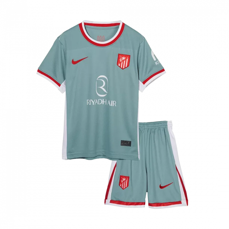 Atletico Madrid Away Kids Soccer Jerseys Kit