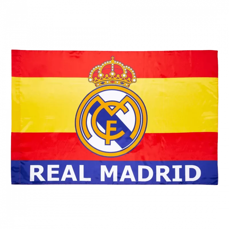 Real Madrid Team Flag Red